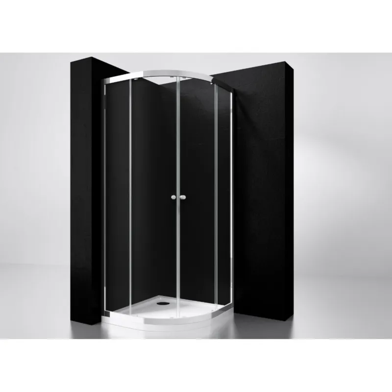 Douchecabine Best Design Project 1/4 Ronde Douchecabine 90x90x190cm Glas 5mm Aluminium Profiel Nu Kopen