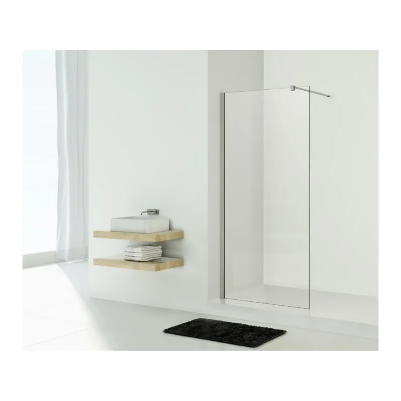 Inloopdouche Sanimar Wet Room Helder Glas 100 x 200 cm Chroom 10 mm Beperkte Voorraad