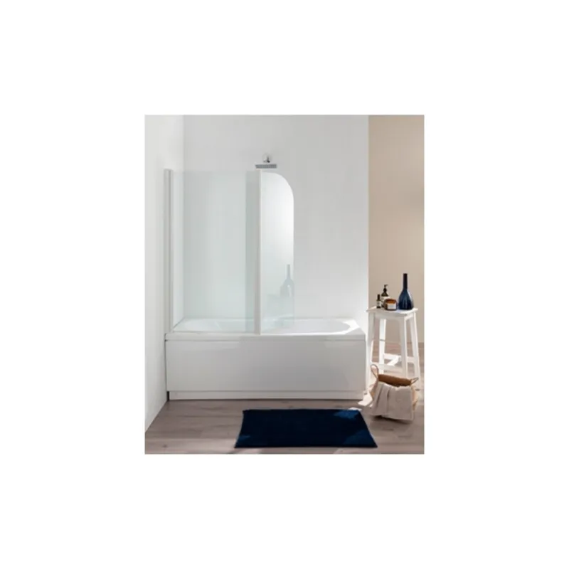 Badwand Royal 6 mm Glas 70/40x140 cm Chroom Betrouwbaar