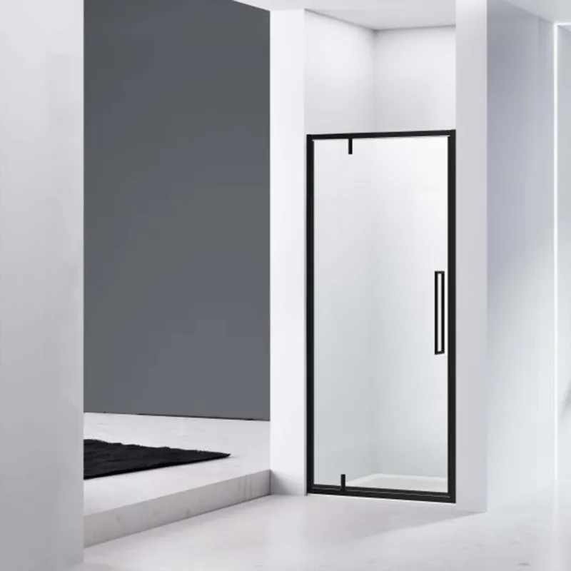 Tijdelijk Beschikbaar Nisdeur Van Rijn ST04 Helder Glas 6 mm incl. Glasbehandeling Omkeerbaar 6 mm 90x200 cm Mat Zwart