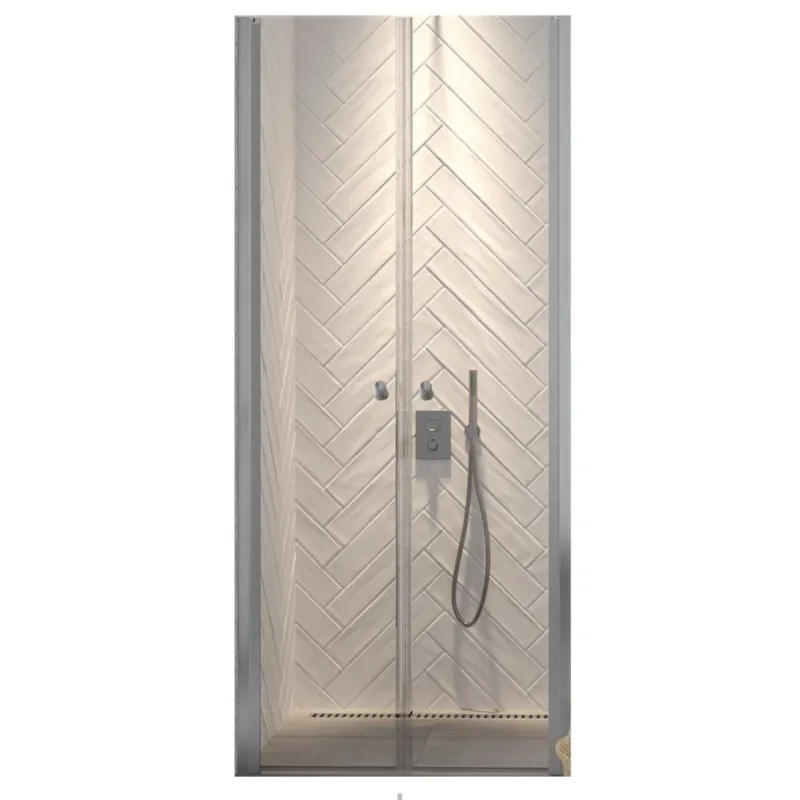Gratis Retour Pendeldeur Sealskin Hooked Omkeerbaar Ruime Verstelbaarheid 90x200 cm Zilver