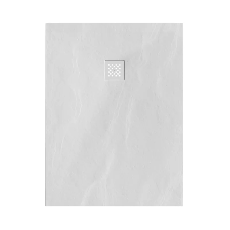 Douchebak Sanitop Just Creating Relievo Crag 90x120 cm Mat Wit Favoriet