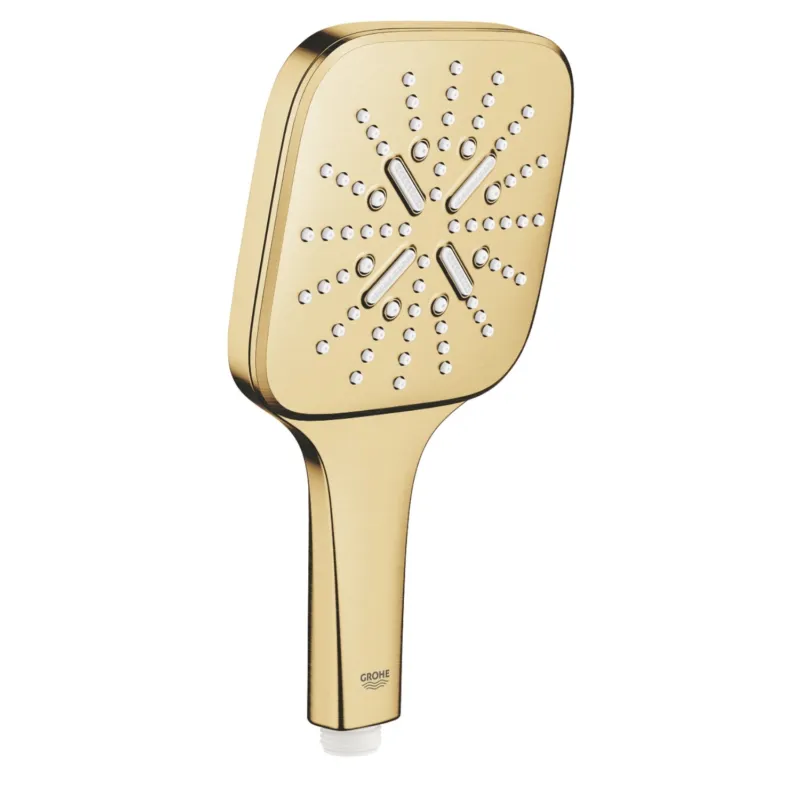 Handdouche Grohe Rainshower SmartActive 130 Cube 13cm Cool Sunrise Geborsteld (Mat Goud) Nu Kopen