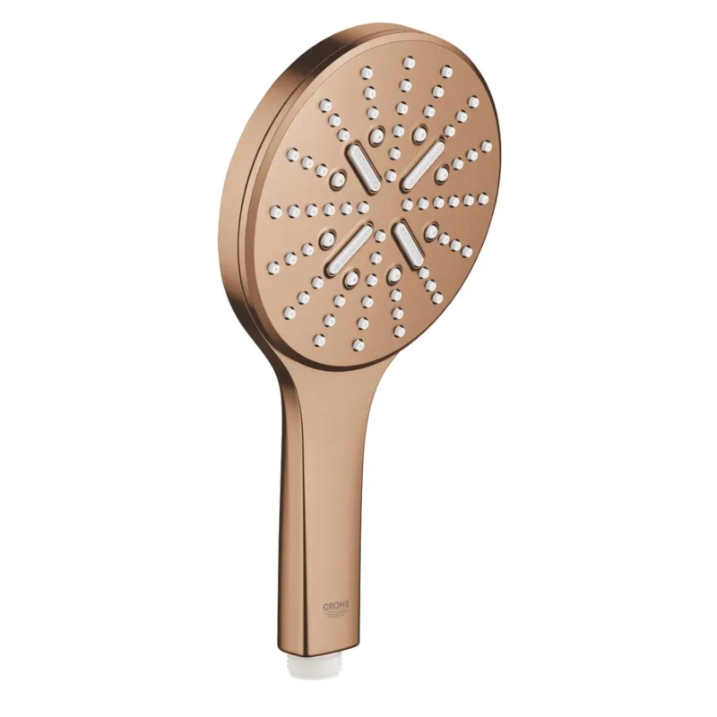 Handdouche Grohe Rainshower SmartActive 130 Rond 13cm Warm Sunset Geborsteld Flitsaanbieding