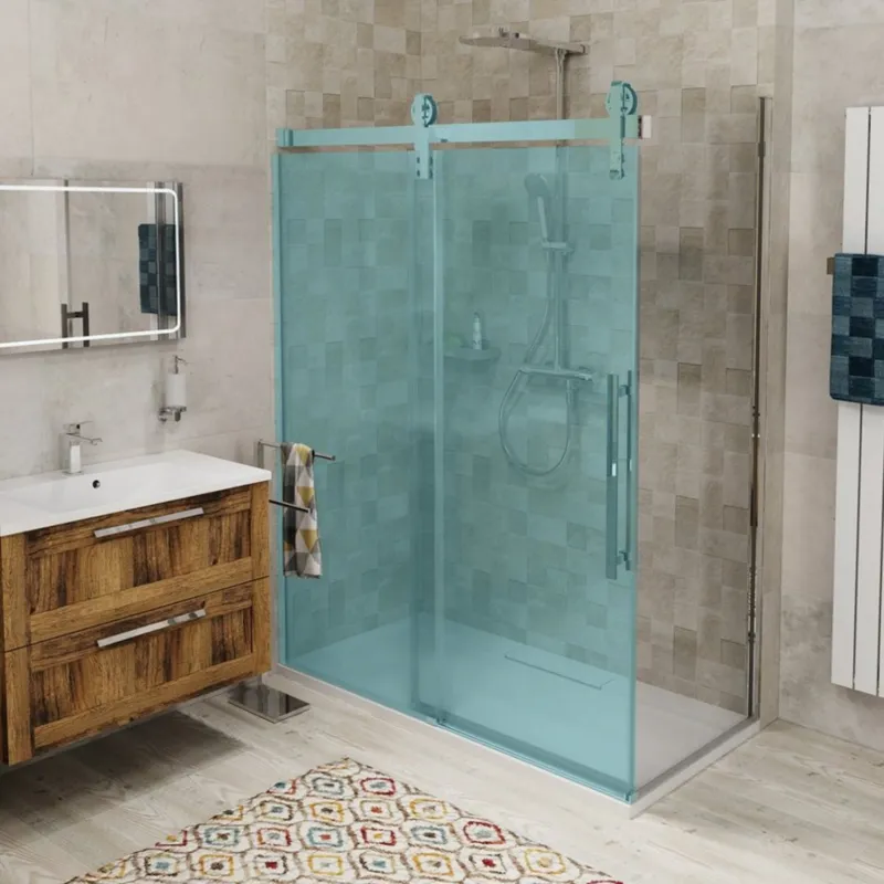 Zijwand Sapho Volcano 90x200 cm 8 mm Helder Glas tbv nisdeur Volcano Direct Beschikbaar