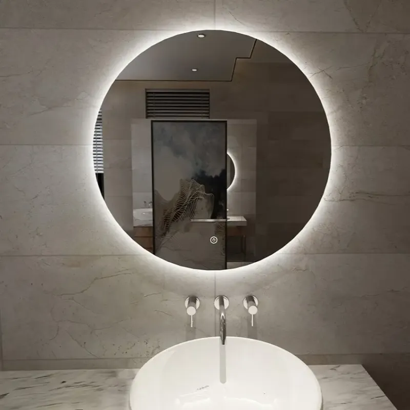 Mueller Cody ronde spiegel 80cm met verlichting en verwarming Exclusieve Aanbieding