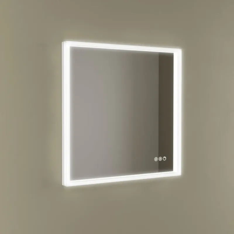 Shop Nu Muebles Navé spiegel vierkant met verlichting en verwarming 60cm
