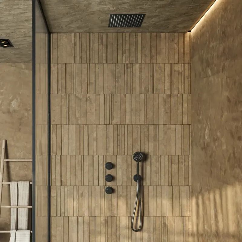 Saniclear Plus inbouw regendouche met inbouw douchekop 30x30cm verouderd ijzer - gunmetal Hoge Kwaliteit