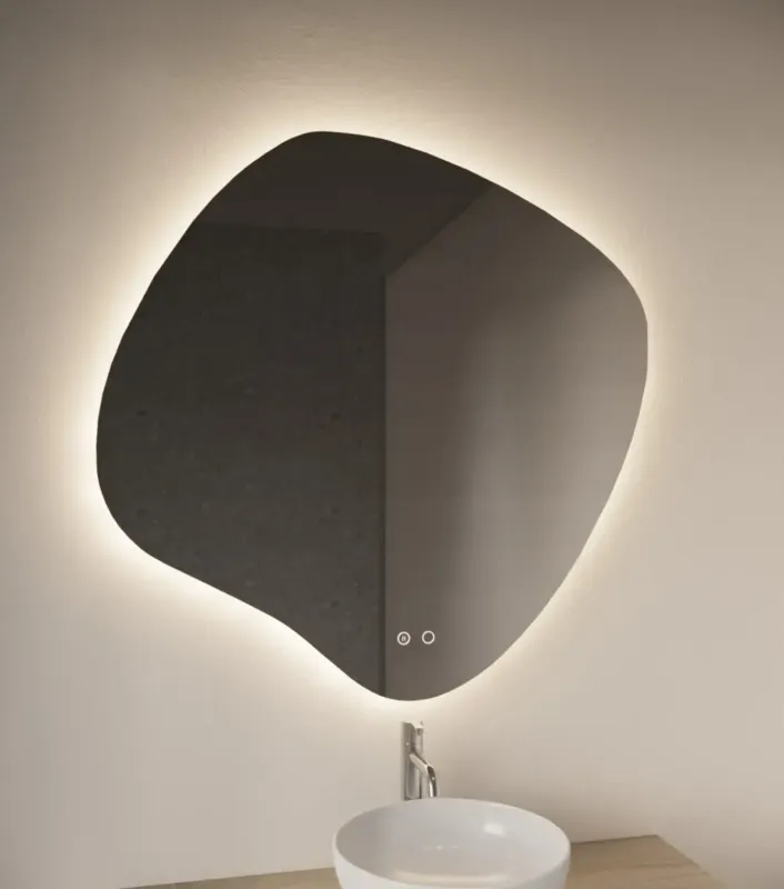 Gliss Design Clio spiegel 120x120cm met verlichting en spiegelverwarming Betaalbaar