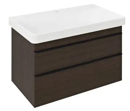 Nieuw Sapho Sitia wastafelonderkast 76x50x44cm bruin