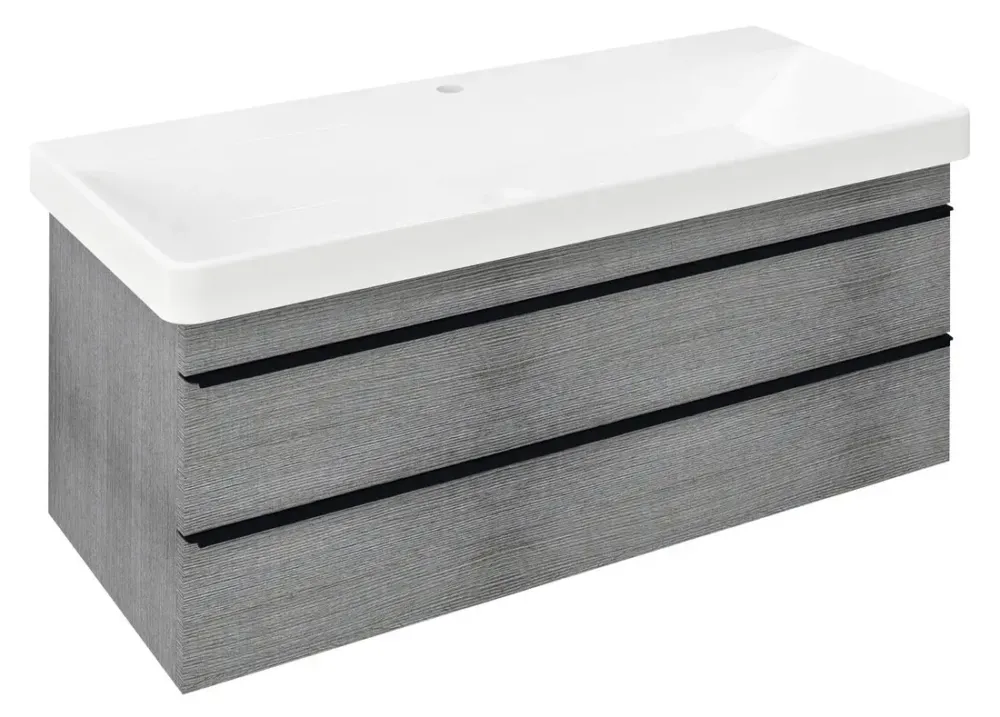 Weekendaanbieding Sapho Sitia wastafelonderkast 101x50x44cm grijs