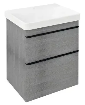 Meest Verkocht Sapho Sitia wastafelmeubel 60x75x45cm grijs