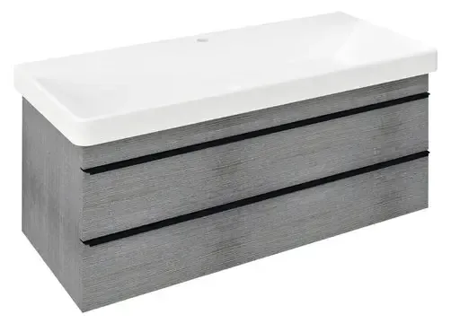 Koopje Sapho Sitia wastafelmeubel 105x55x45cm grijs