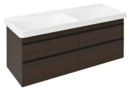 Sapho Sitia wastafelmeubel 120x55x45cm bruin Voordeelprijs