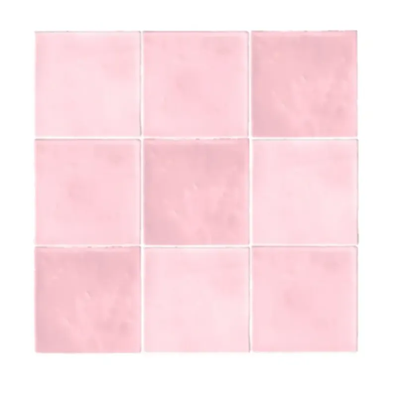Terre d‘Azur Maroc wandtegel 11.5x11.5cm roze - 30 stuks per doos Speciale Aanbieding