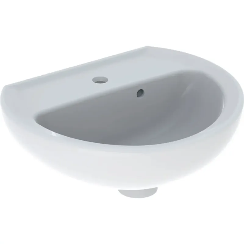 Bestel Nu Geberit Bastia fontein rond met kraangat 40x33cm wit glans