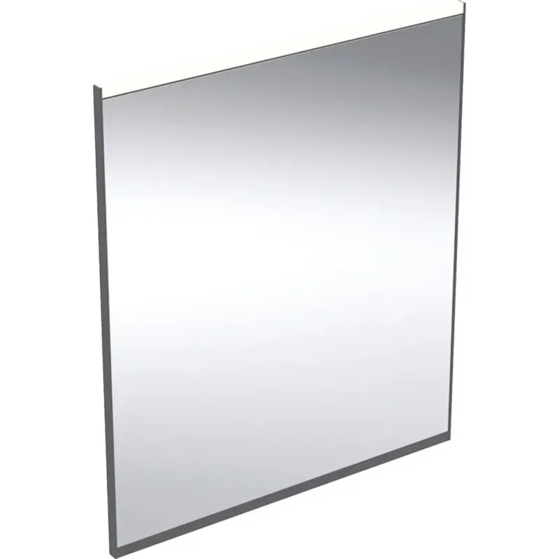 Superprijs Geberit Option spiegel met verlichting en verwarming 60x70cm zwart