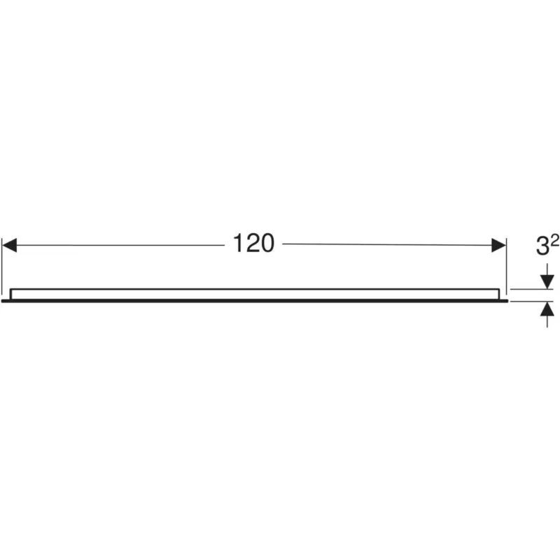 Geberit Option rechthoekige spiegel met verlichting 120x90cm Hete Deal
