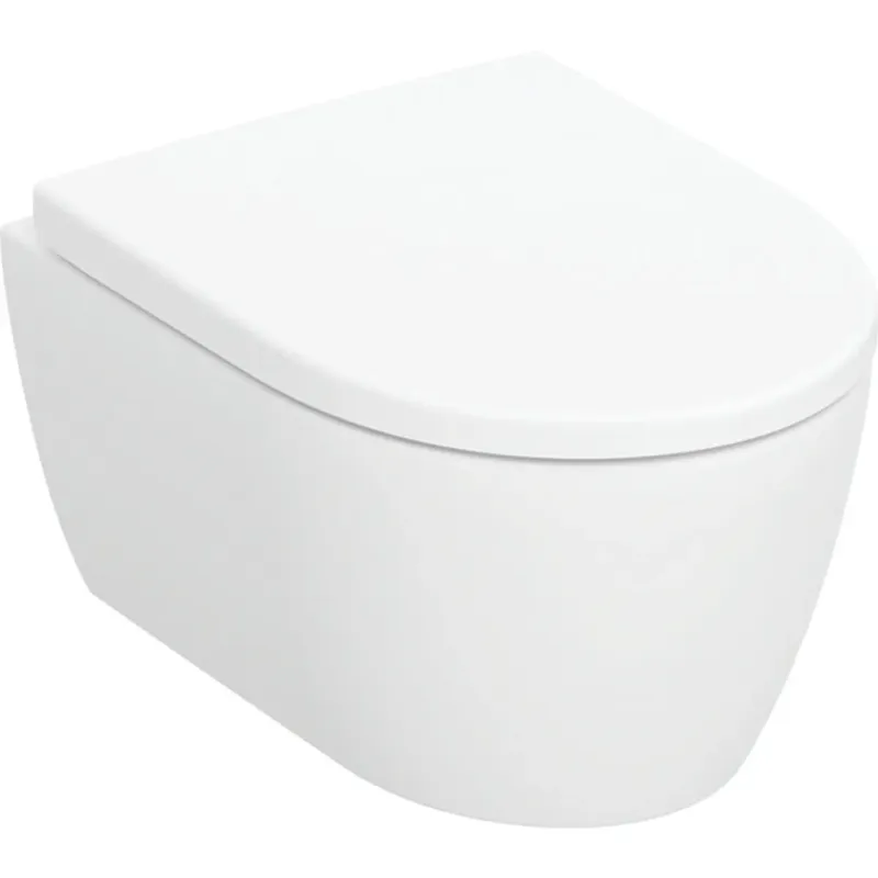 Aanbieding Geberit iCon Compact wandcloset Rimfree met softclose zitting en quick release wit mat