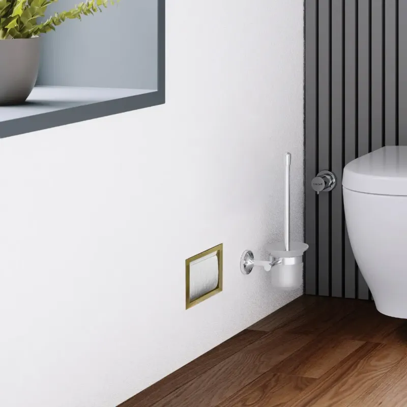 Sanigoods Rio inbouw reserve rolhouder goud Snelle Levering