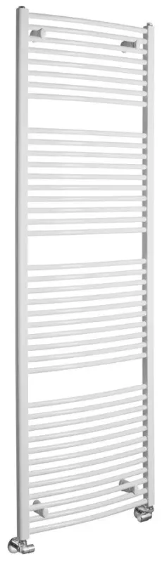 Aqualine Orbit gebogen design radiator 60x185cm wit 1148Watt Nieuw