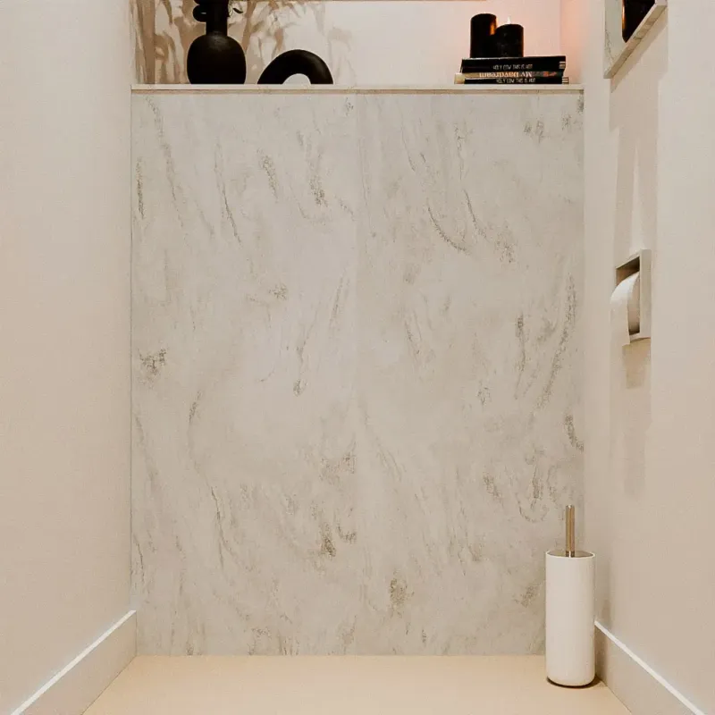 Seizoensaanbieding Mondiaz Hope toiletplaat solid surface 100x125cm opalo niet voorgeboord