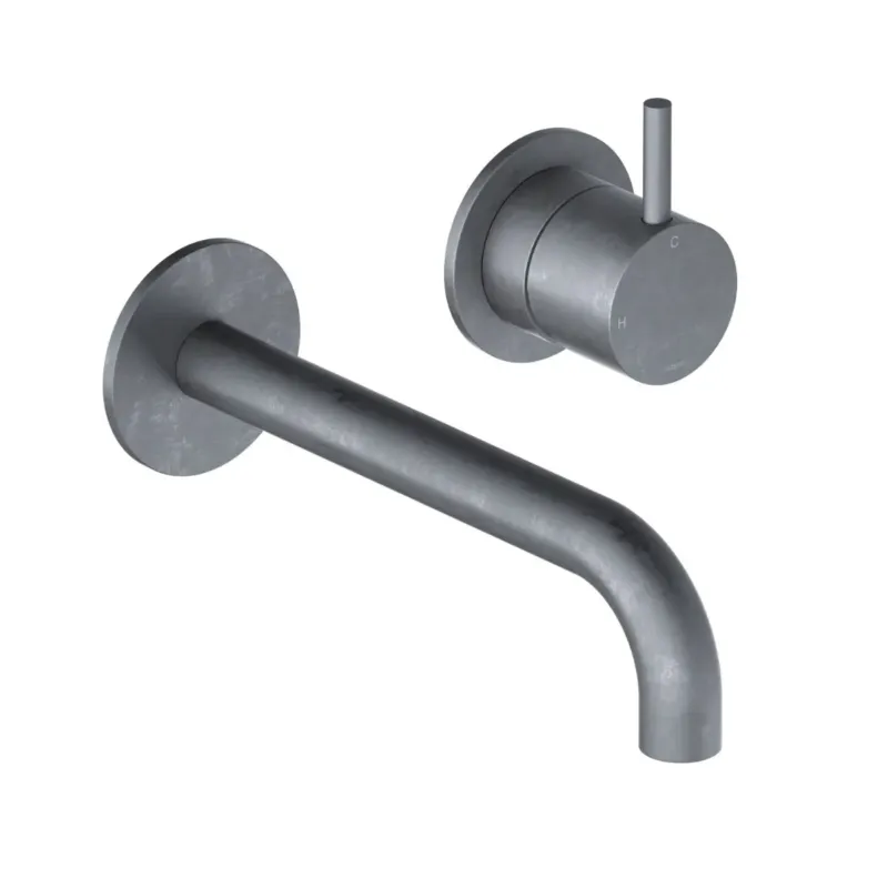 Must-Have Hotbath Cobber 2-gats inbouw wastafelkraan 18cm verouderd ijzer