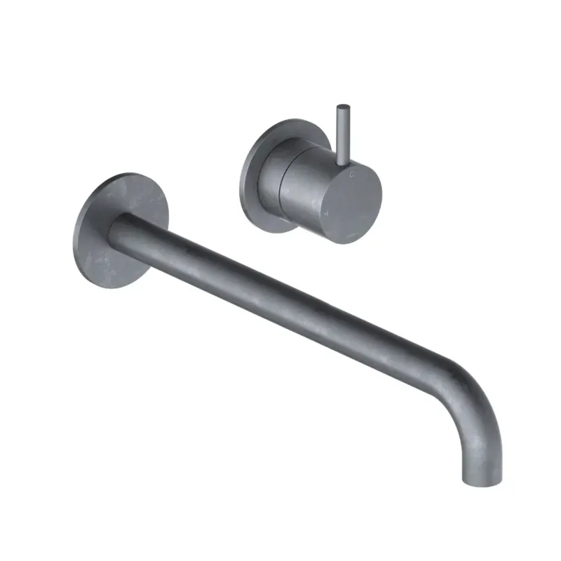 Hotbath Cobber 2-gats inbouw wastafelkraan 25cm verouderd ijzer Betrouwbaar