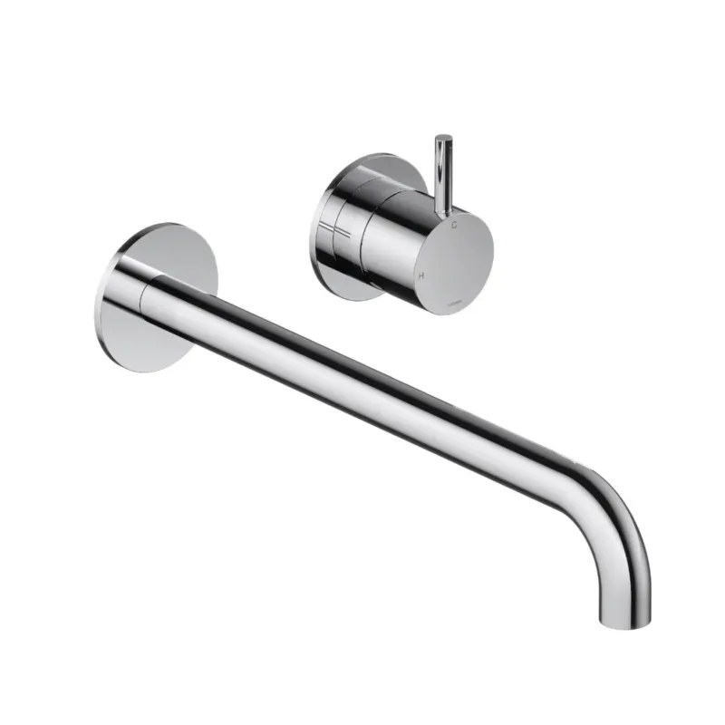Hotbath Cobber 2-gats inbouw wastafelkraan 25cm chroom Premium