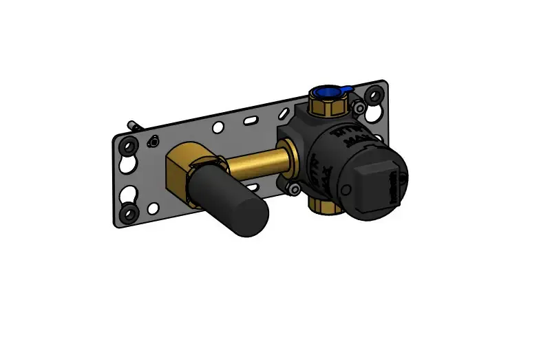 Speciale Aanbieding Hotbath Cobber inbouwdeel voor 2-gats wastafelkraan
