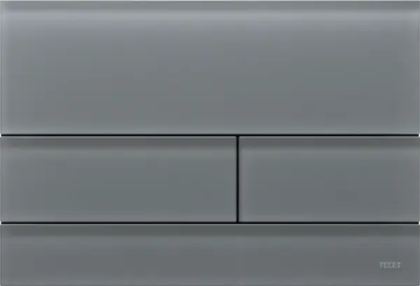 TECE Square II drukplaat gesatineerd glas grijs Veilige Betaling