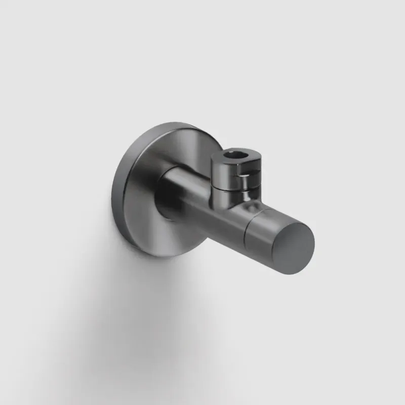 Uitverkoop Clou Marathon 2 design hoekstopkraan gunmetal geborsteld PVD