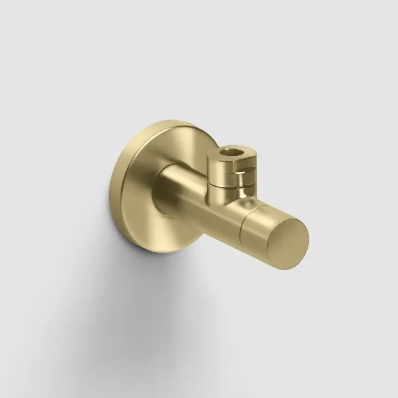 Clou Marathon 2 design hoekstopkraan messing geborsteld PVD Aanbieding