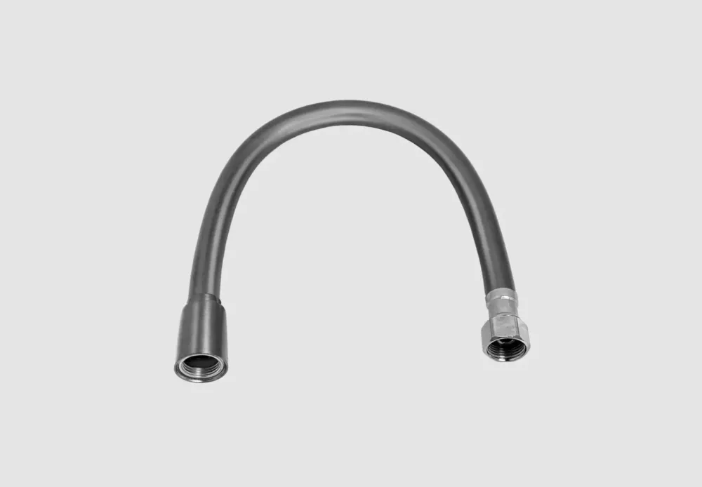 Alleen Vandaag Clou aansluitslang 30cm 3/8" gunmetal geborsteld PVD