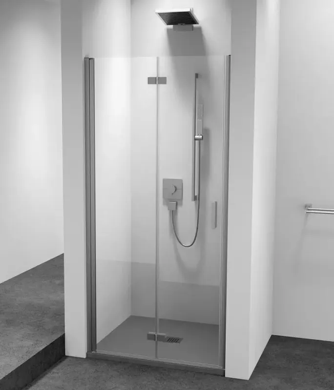 Actieprijs Polysan Zoom Line vouwdeur links voor nis 90x200cm chroom