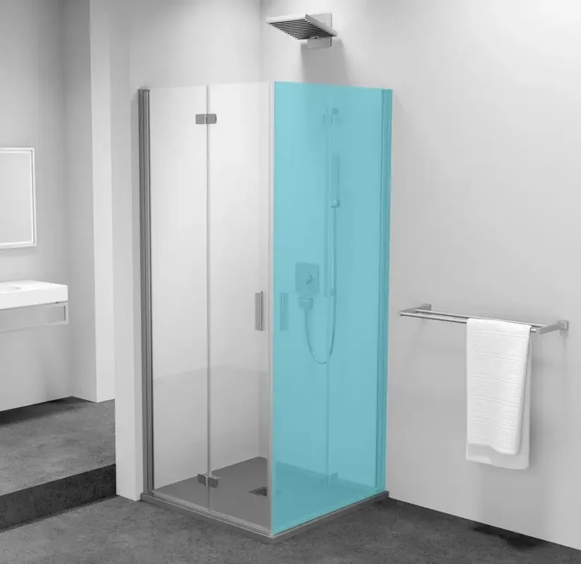 Speciale Aanbieding Polysan Zoom Line vouwdeur links 70x200cm chroom