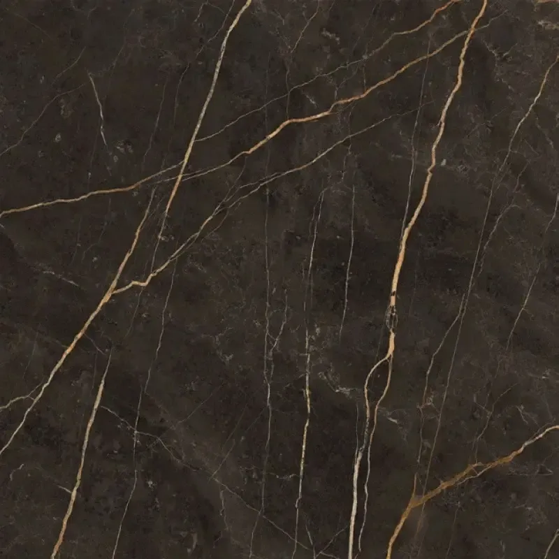 Uitverkoop Tegelsample Jabo Saint Laurent vloertegel zwart marmer glans 120x120cm gerectificeerd