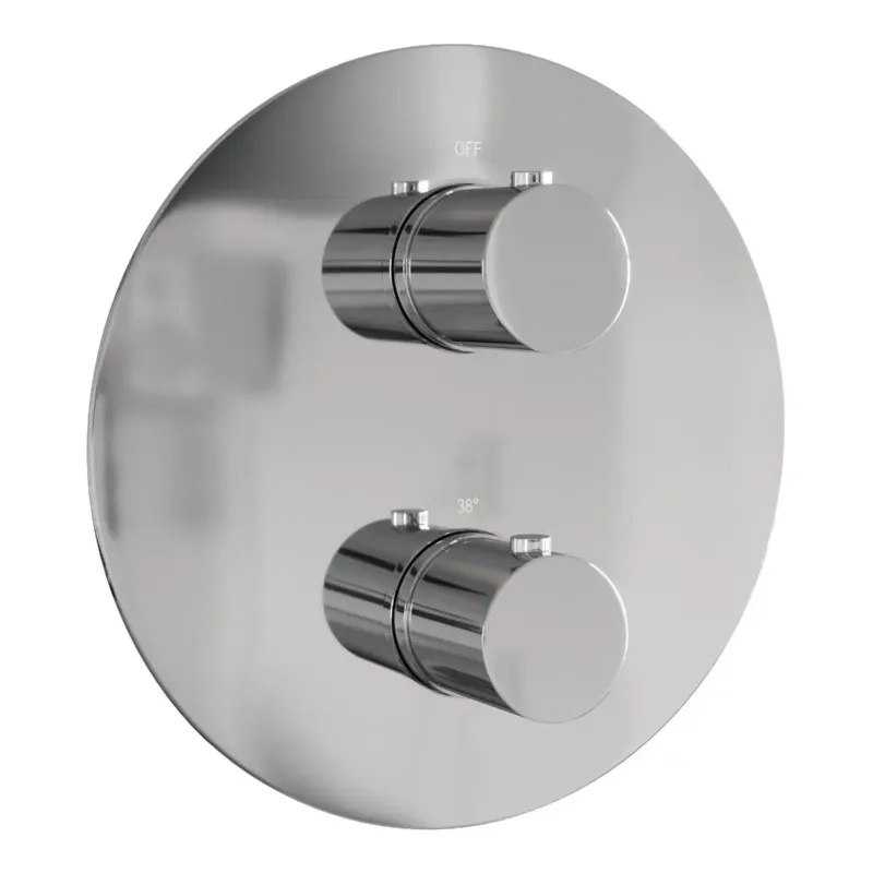 Brauer Chrome Edition 3-weg inbouwthermostaat rond chroom Nu Kopen