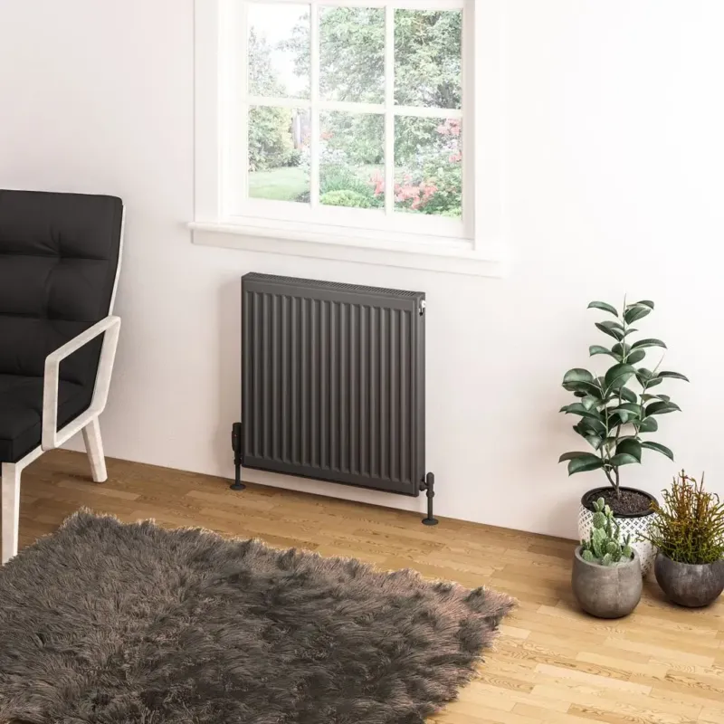 Eastbrook Type 11 paneelradiator 60x60cm 701W antraciet Dagaanbieding