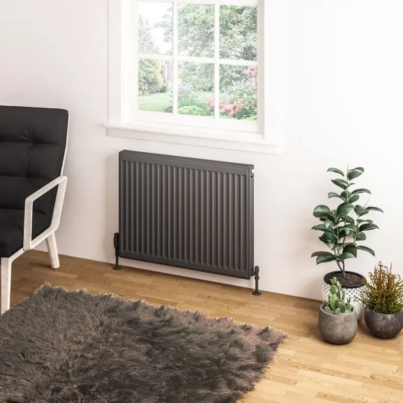 Eastbrook Type 11 paneelradiator 80x60cm 935W antraciet Rechtstreeks Van De Fabrikant
