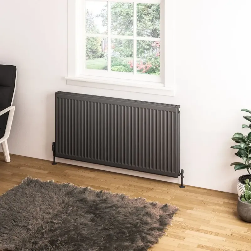 Eastbrook Type 11 paneelradiator 120x60cm 1403W antraciet Tijdelijk Beschikbaar