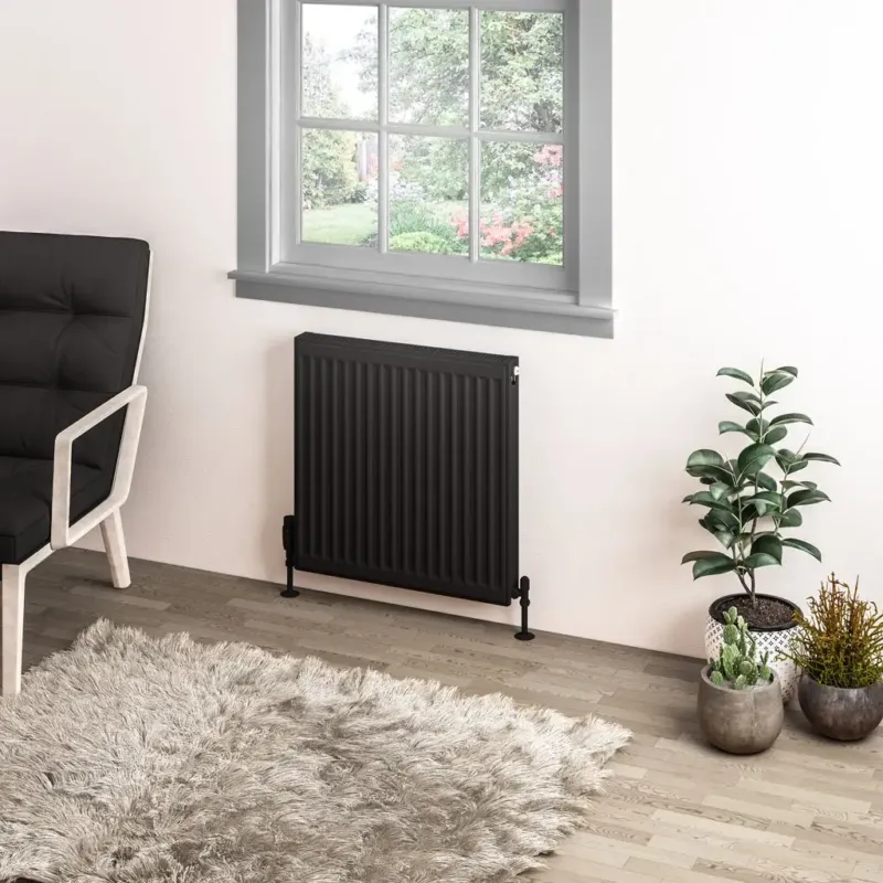 Snelle Levering Eastbrook Type 11 paneelradiator 60x60cm 702W zwart mat