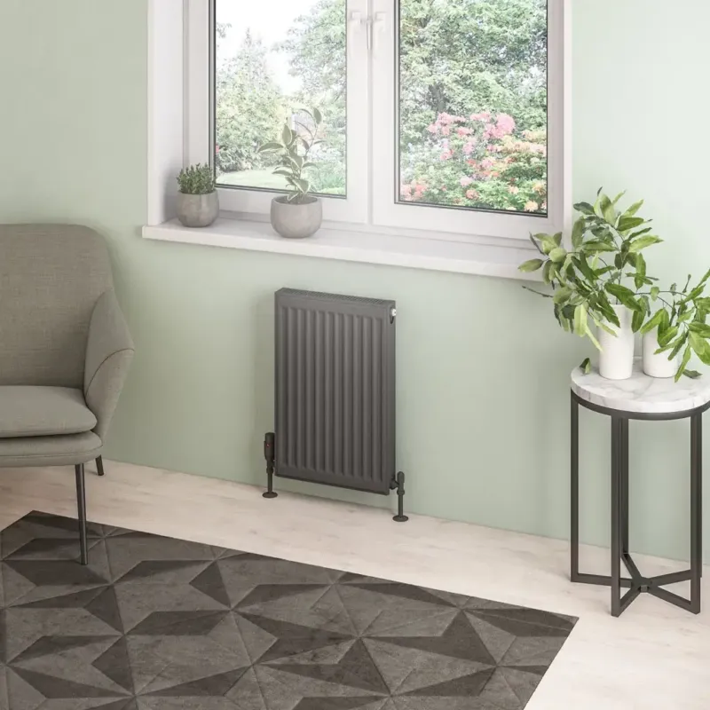 Eastbrook Type 21 paneelradiator 40x60cm 674W antraciet Flitsaanbieding