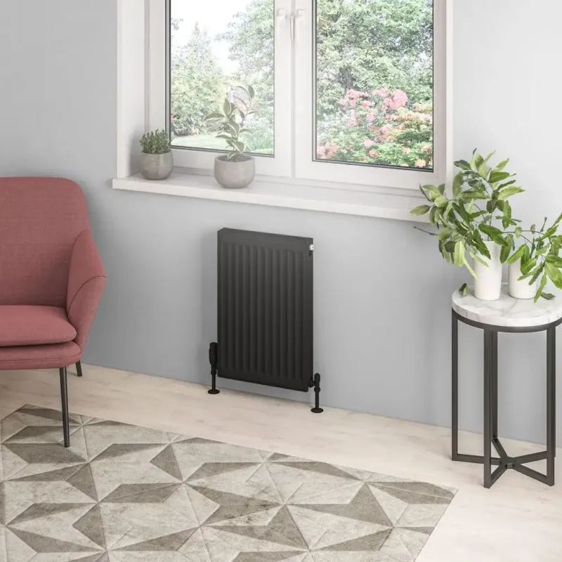 Eastbrook Type 21 paneelradiator 40x60cm 674W zwart mat Beste Prijs
