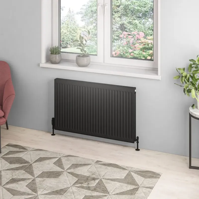 Bestseller Eastbrook Type 21 paneelradiator 100x60cm 1686W zwart mat