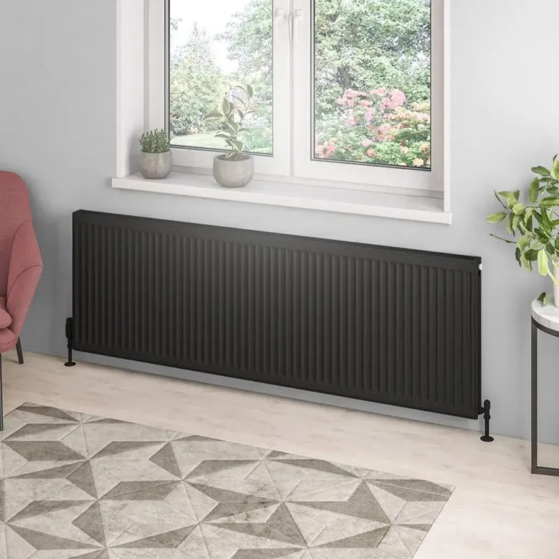Eastbrook Type 21 paneelradiator 180x60cm 3034W zwart mat Fabrieksprijs