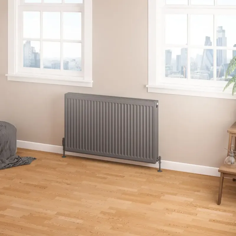 Rechtstreeks Van De Fabrikant Eastbrook Type 22 paneelradiator 100x60cm 2074W antraciet