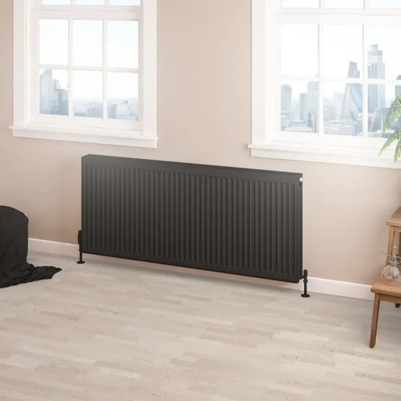 Direct Verzonden Eastbrook Type 22 paneelradiator 140x60cm 2905W zwart mat