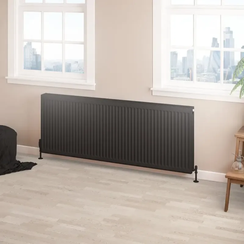 Eastbrook Type 22 paneelradiator 160x60cm 3319W zwart mat Populair
