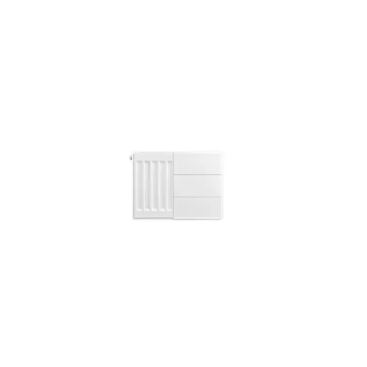 Eastbrook plaat voor paneelradiator met streep 40x30cm wit glans Betrouwbaar